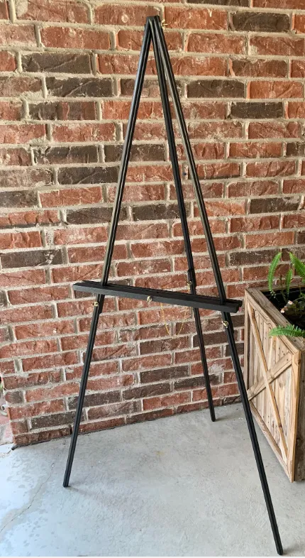 Large Black Wood Easel