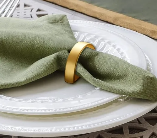 Gold Stainless Steel Napkin Ring