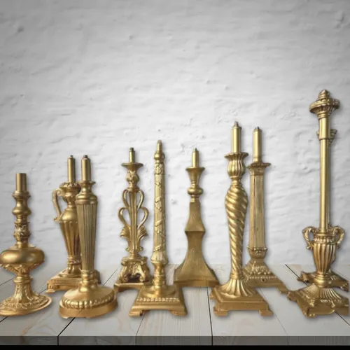 Gold Decorative Flower Stand