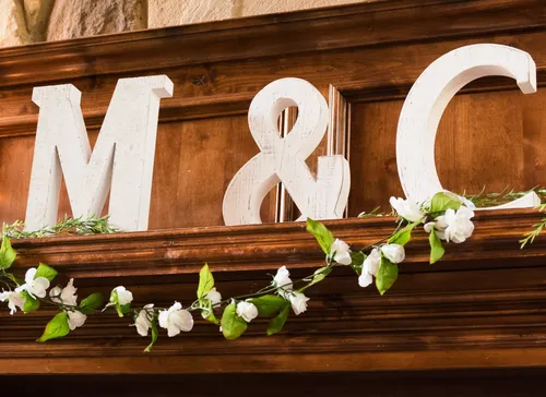White Rose & Hydrangea Garland