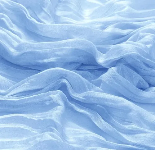 Baby Blue Cheesecloth Table Runner