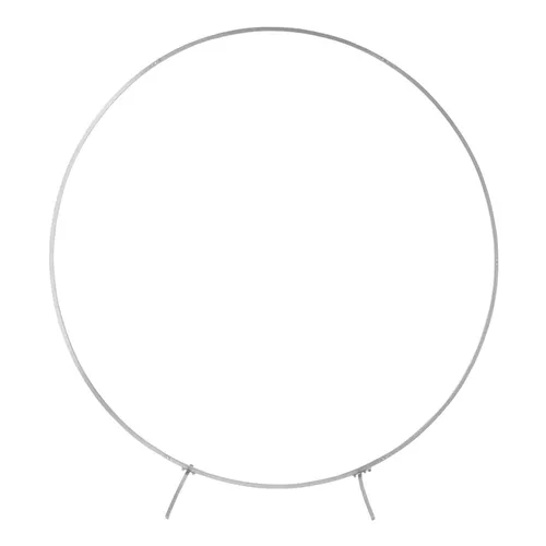 7' Silver Circular Arch