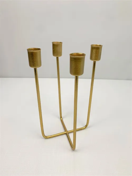 Gold Taper Candle Holder