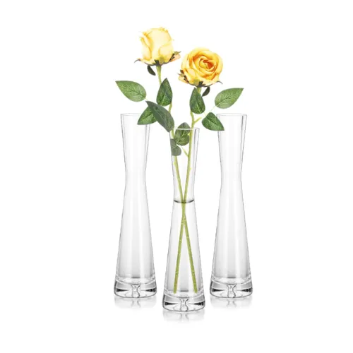 Slim Glass Bud Vase 9.5