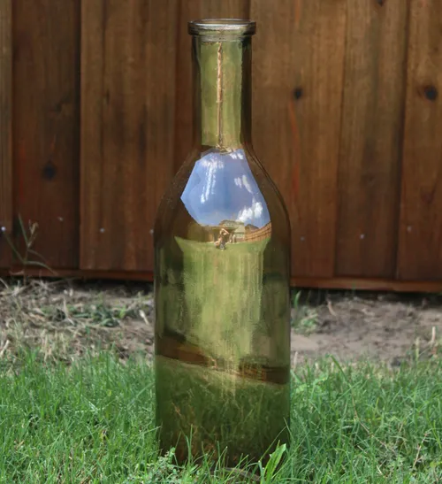 Large Amber Vase