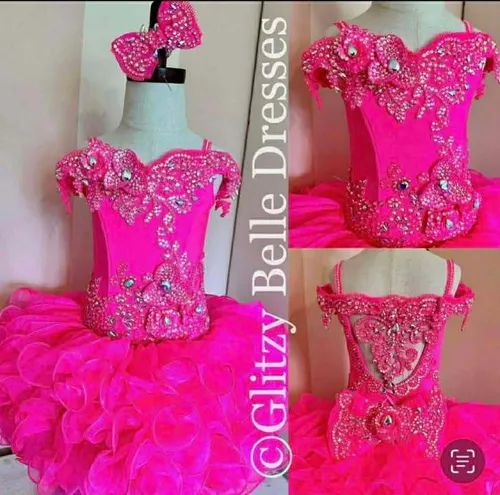2/4 Hot Pink Glam Princess