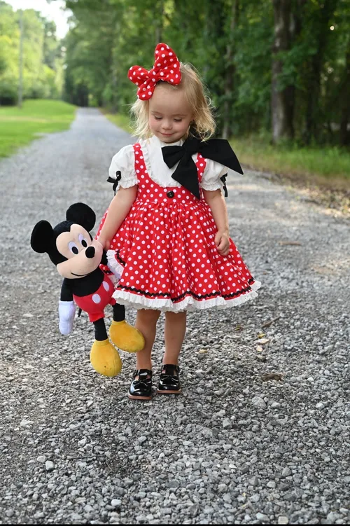 2/3T Polka Dot Minnie Magic