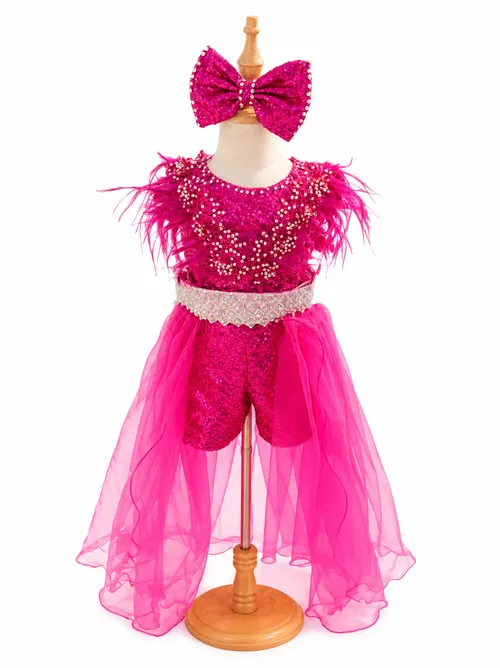 18/3 Fuchsia Feather Frenzy