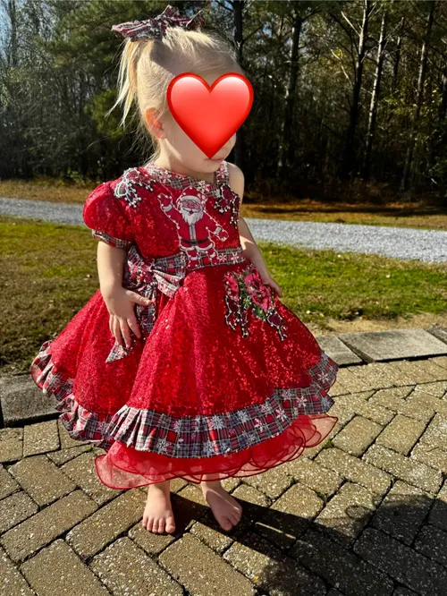 2/4-3/5 Santa's Sparkle & Plaid Princess