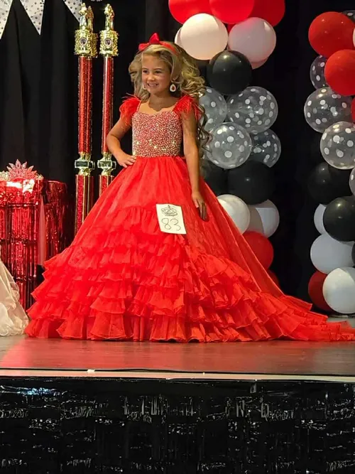 Ruby Ruffle Royale (OMC Size 4)