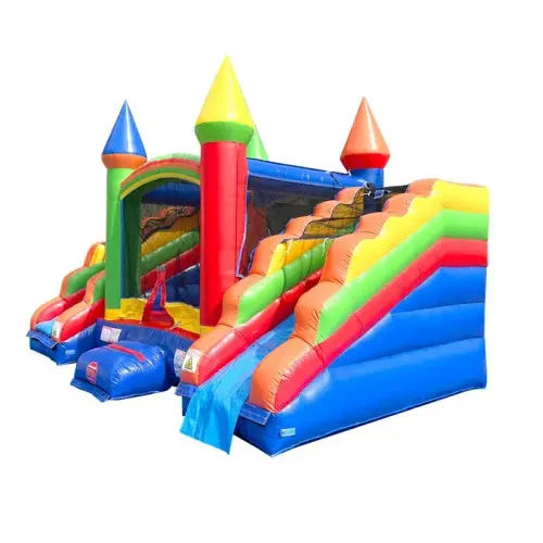 Double Slide Bounce House 