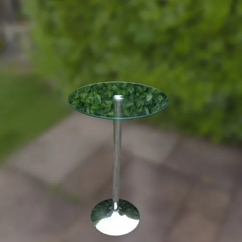 Glass Poseur Table - Clear