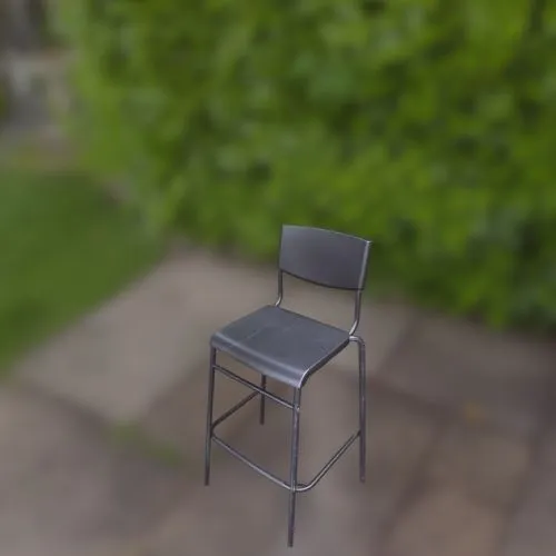 Simple Bar Stool - Black