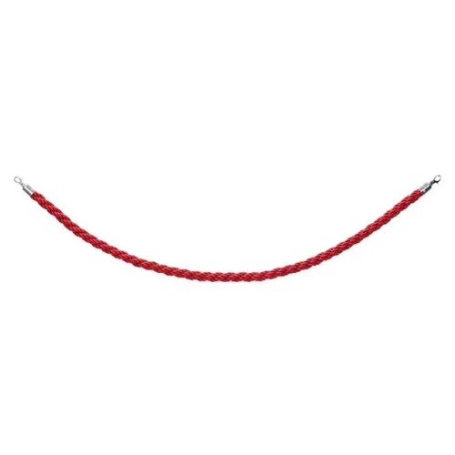 Twisted Red Rope - Post & Rope System