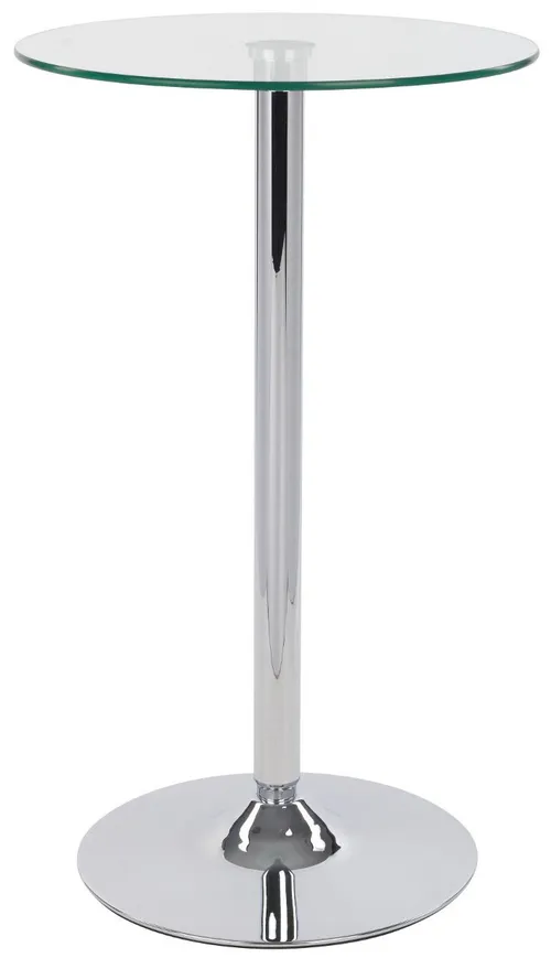 Glass Pouser Table & 2 Bar Stools 