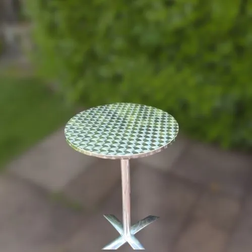 Silver Poseur Table