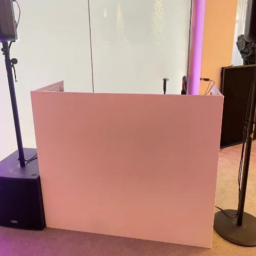 Glitter DJ Booth - Black/White 