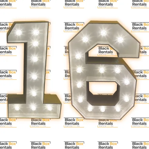 4FT LED Numbers Set