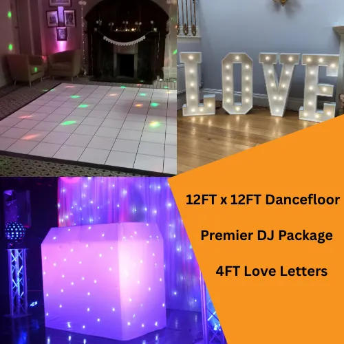 Wedding Disco & 12FT Dancefloor Package 