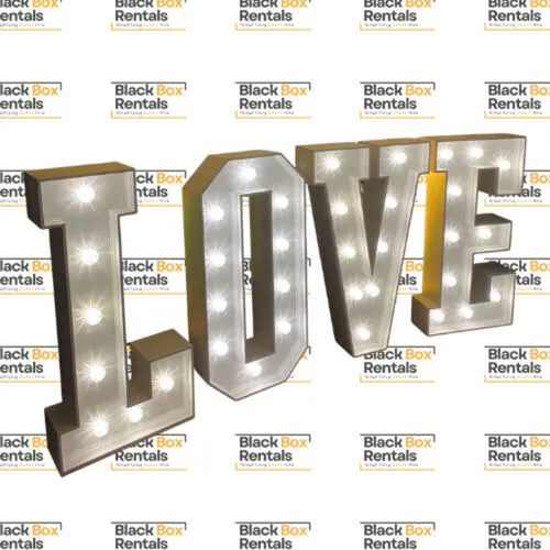 Giant 4FT Love Letters
