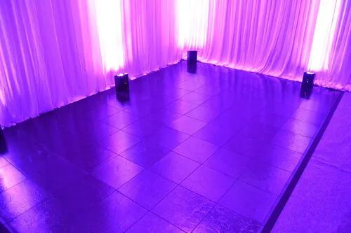 Black Party Dancefloor - 20FT x 20FT