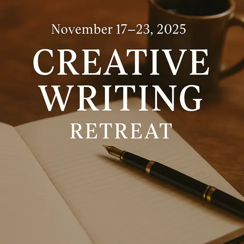 November 17–23 2025: Creative Writing Retreat: Write Your Memoir or Book