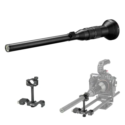 Laowa EF 24mm f/14 2x Macro Probe Lens w/ Lens Support