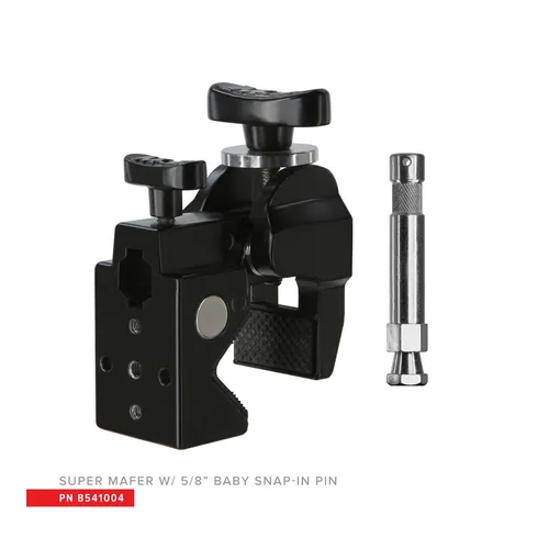 SUPER MAFER CLAMP w/ BABY PIN - BLACK