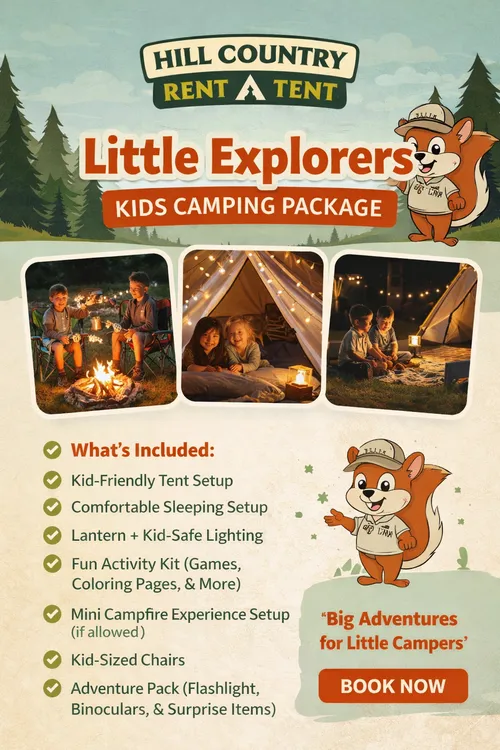 Little Explorers Kid Camping Package