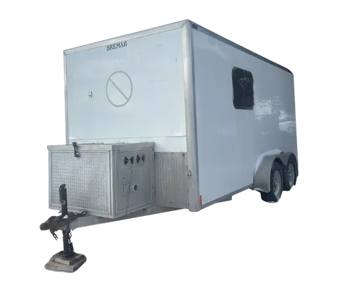 Bremar 14x7ft Enclosed Trailer with Rear Swinging Doors