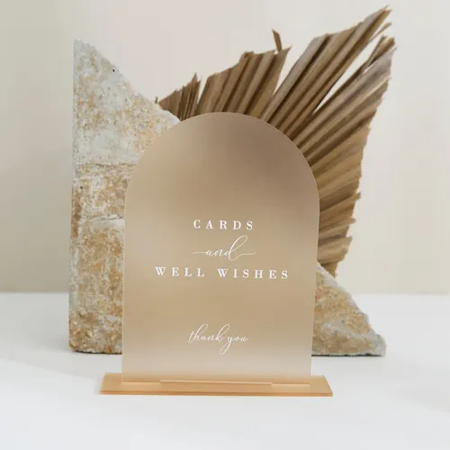 Cards and Wishes - Frost Beige Arch