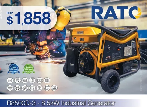 Industrial Generator - RATO 8.5kW - For Sale