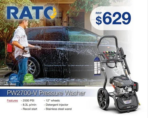 2500PSI Pressure Washer - RATO - For Sale