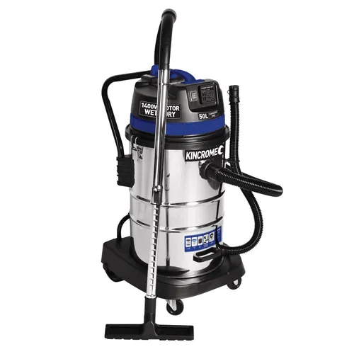 Kincrome Wet and Dry Vacuum - 240V 1400W 50L Tank
