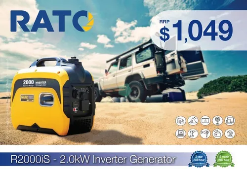 Inverter Generator - RATO 2.0kW - For Sale