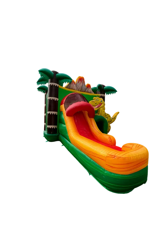 Dino Hüpfburg mit Rutsche
