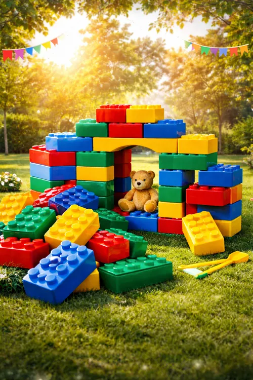 100 XXL LEGO Steine, Gigantischen Bauspaß