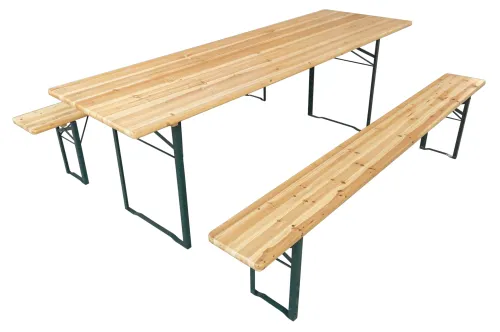 Bierzeltgarnitur 3-tlg. 220 cm klappbar