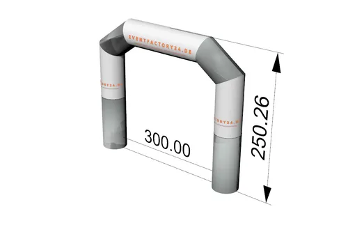 Aufblasbarer Torbogen Start / Ziel – 3 x 2,5 m