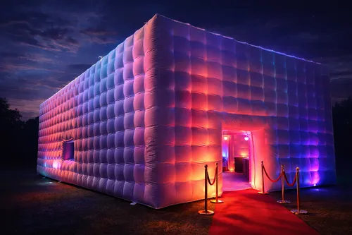 Mobiler Club aufblasbar / Eventcube – 12 × 6 × 4 Meter