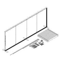 Picture Glow Square 20x8 Frame Package (38061-RENT)