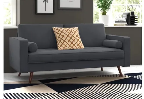 Sofa Dark Grey Polyester