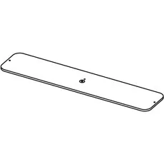 Envoy Base Plate - Single W/Flat Head Cap Screw Black (33245-007)