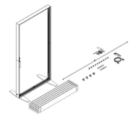 PictureGlow Square 4x8 Frame Package