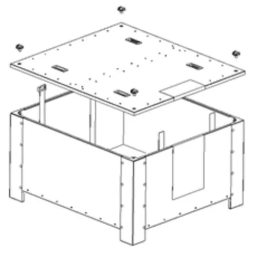 Vault Case Assembly 38287 (Silver Finish)