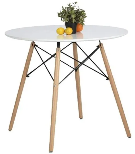  Table 31.5'' ronde blanche  / 31.5''  Round Table White