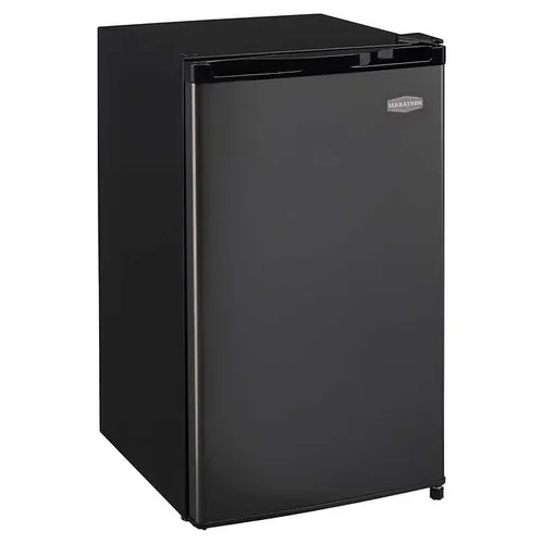 Marathon 4.5 cu. ft. Black Stainless Steel Compact Refrigerator 