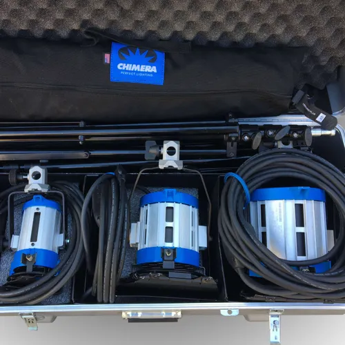 Arri 650, 300, 150 Kit w/ soft box & speed ring