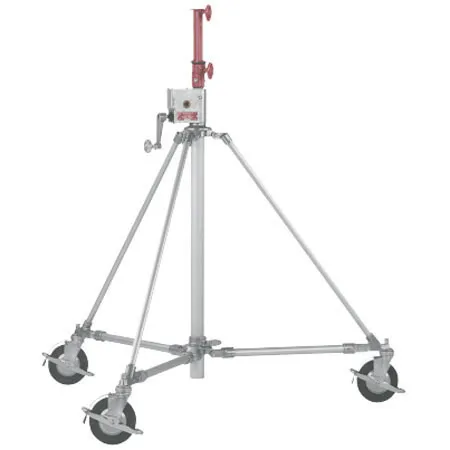 Mole-Richardson Fold Up Wheeled Crank Stand