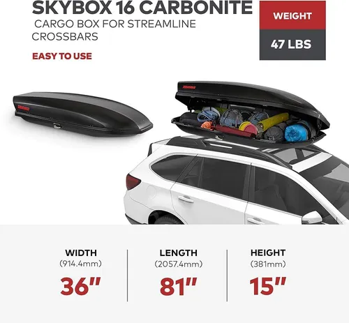 Yakima SkyBox 16 Carbonite